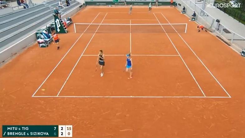 Jana Sizikova Madison Brengle OP Francije