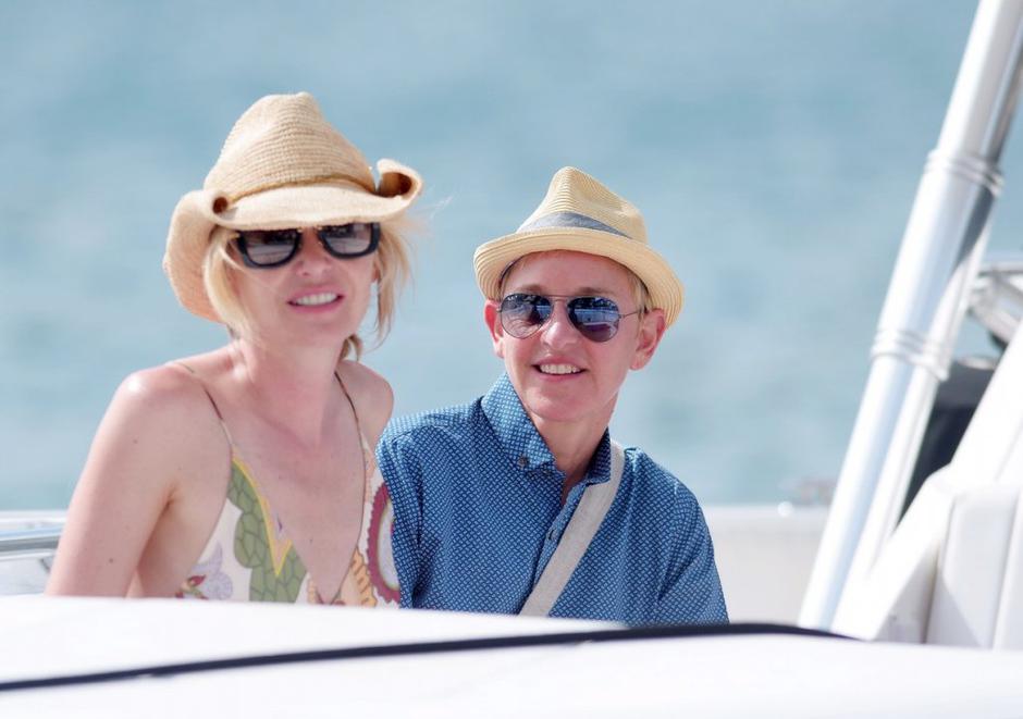 Ellen deGeneres, Portia de Rossi | Avtor: Žurnal24 main