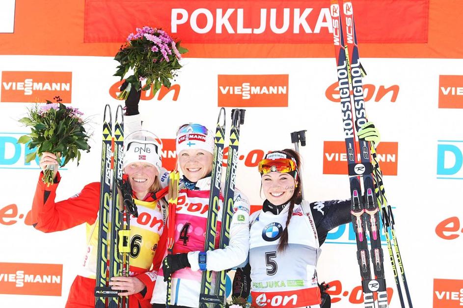 Biatlon, Pokljuka, zasledovalna tekma