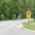 Eden izmed nevarnih odsekov. (Foto: PU Slovenj Gradec)