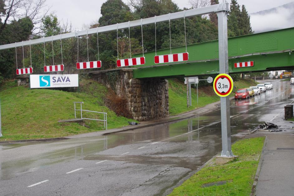 Trčenje avtobus Solkan
