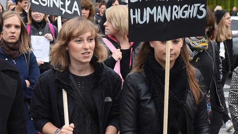 Poljska, protest, splav