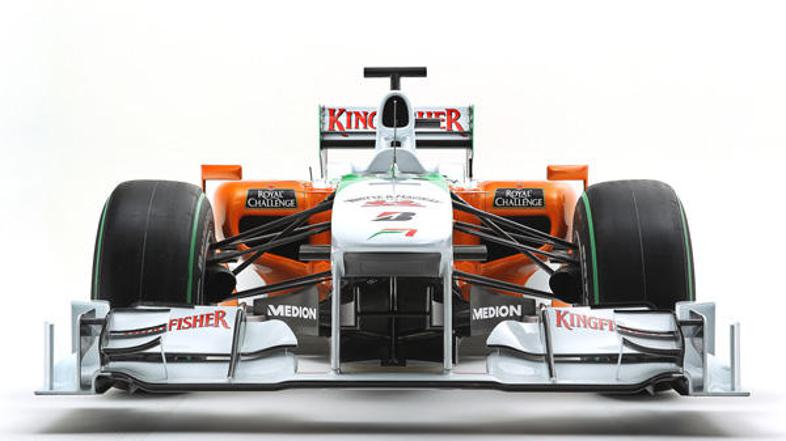 predstavitev dirkalnik 2010 Force India Mercedes