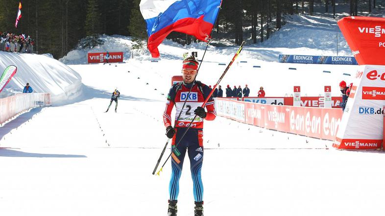 Šipulin biatlon Pokljuka moška zasledovalna tekma