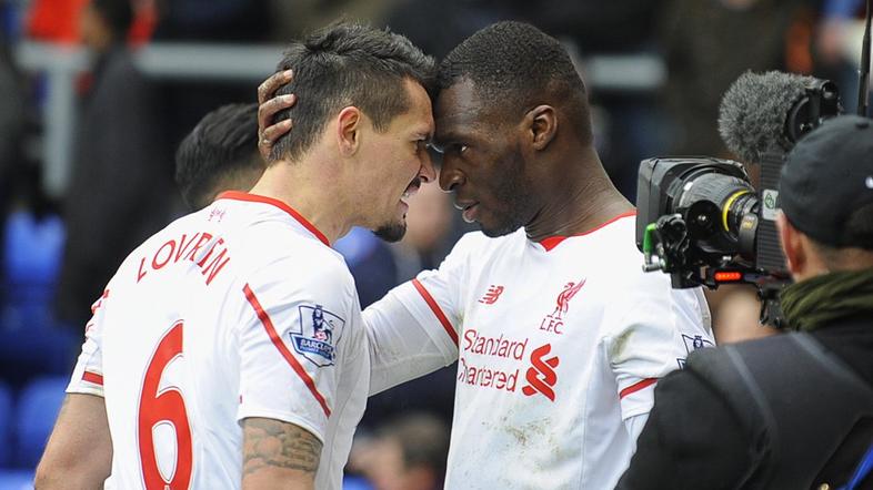 Dejan Lovren Christian Benteke Crystal Palace Liverpool