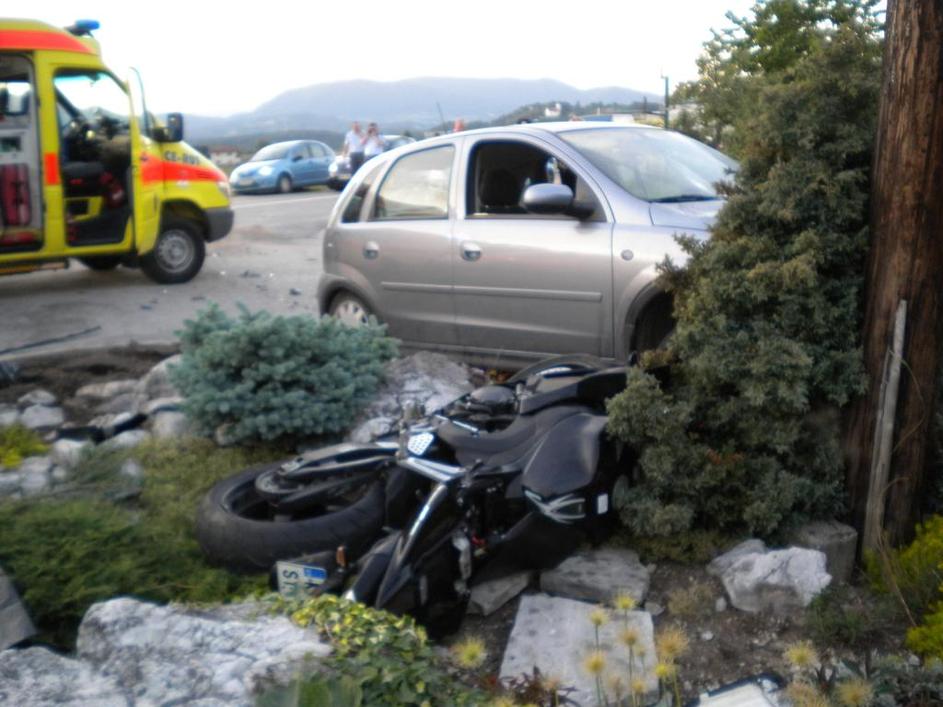 arclin, nesreča, motorist,