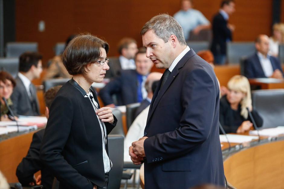 Simona Kuster Lipicer, Dejan Židan | Avtor: Saša Despot