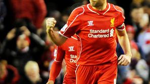 Steven Gerrard Liverpool Leicester City