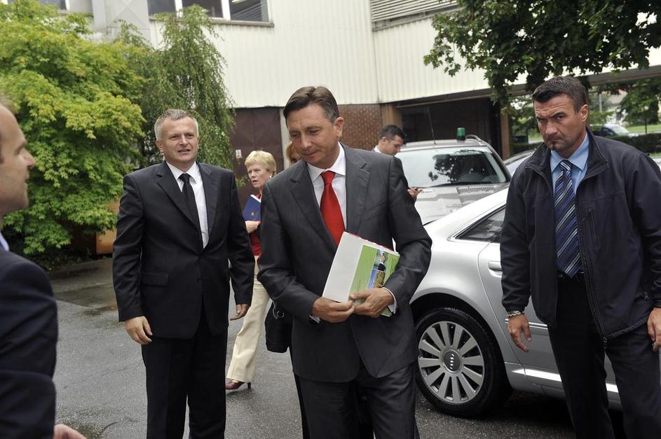 Mura, Borut Pahor, obisk