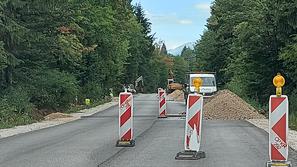 regionalna cesta Kranj-Jeprca, gradnja