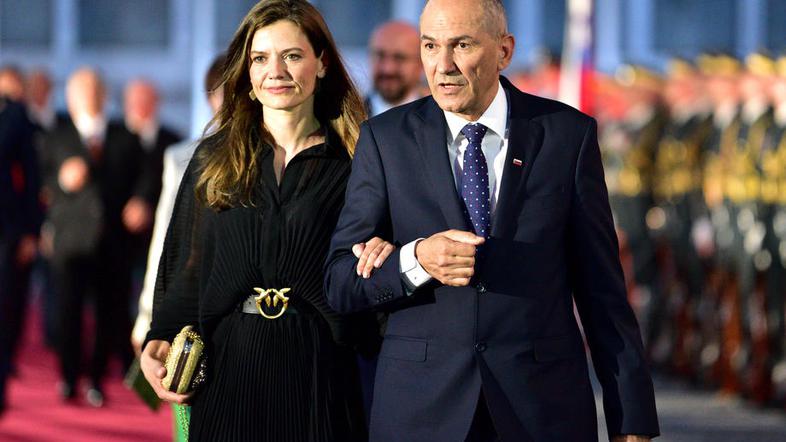 Janez Janša Urška Bačovnik Janša