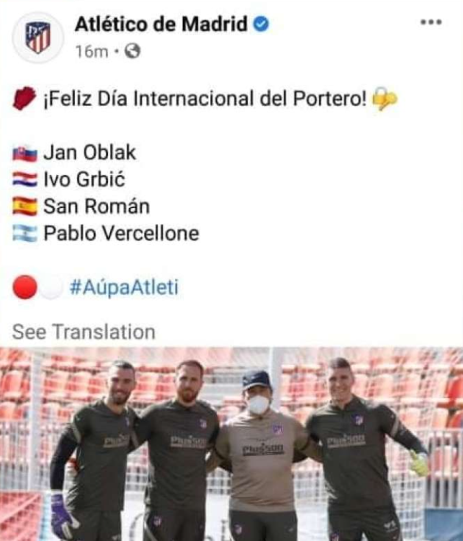 Atlético Madrid Jan Oblak Slovak | Avtor: PrtSc