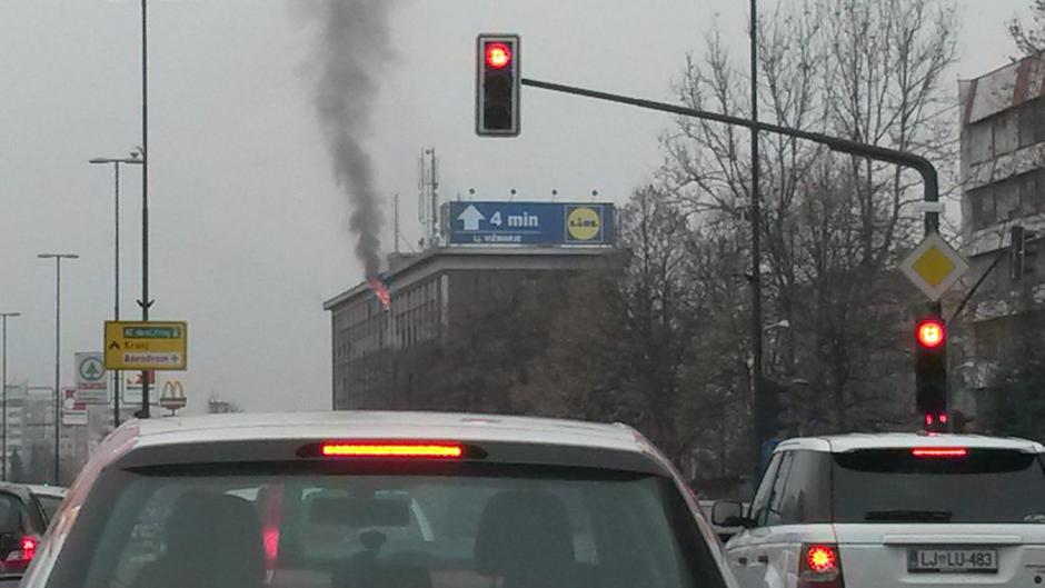 Požar na Celovški | Avtor: Bralec Martin