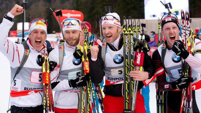 Sumann Mesotitsch Eder Landertinger Avstrija Ruhpolding