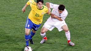 Kaká zaradi poškodbe od avgusta ni igral, a zdaj se počasi vrača. (Foto: Reuters