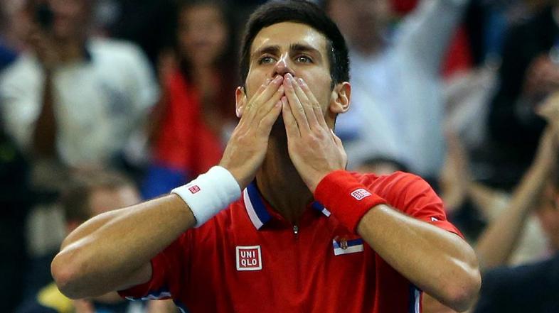 Djoković Đoković Berdych Davisov pokal finale Beograd