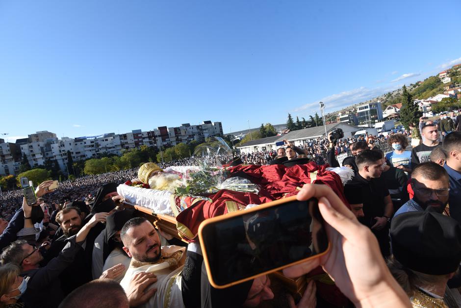 Pogreb metropolita Amfilohije | Avtor: Epa