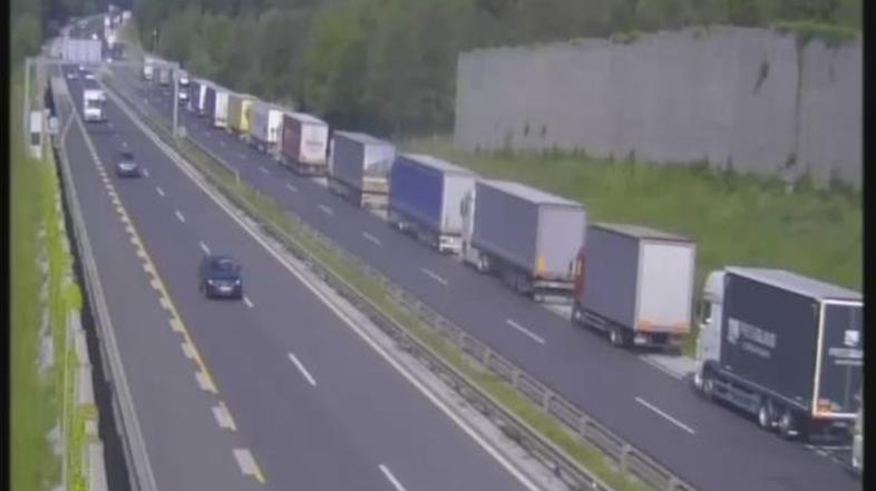 Kolona na štajerski avtocesti