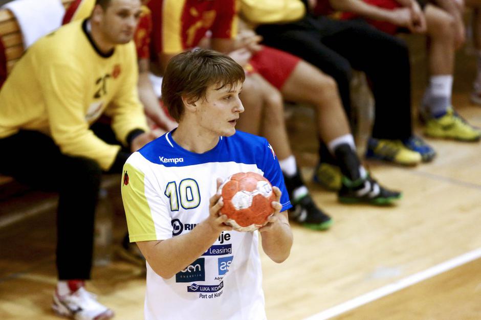 Dolenec Slovenija Makedonija rokomet prijateljska tekma dvorana Polaj Trbovlje | Avtor: Saša Despot