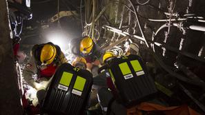 reševalna vaja premogovnik