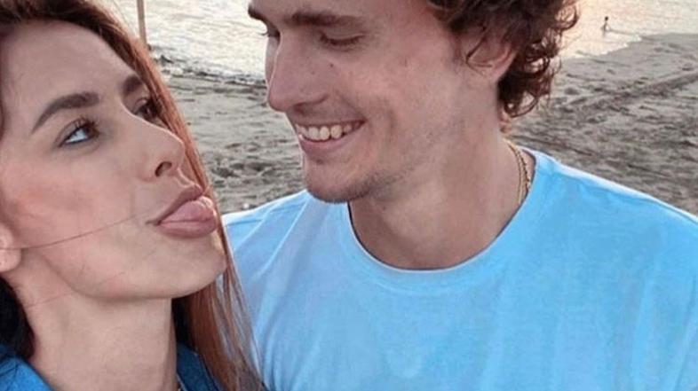 Alexander Zverev in Brenda Patea