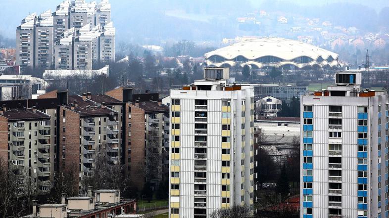 Slovenija 15.01.2014 stavba, stavbe v Ljubljani, nepremicnine, stanovanja, stano