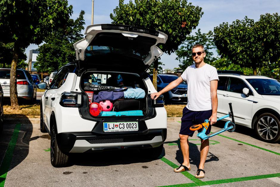 Test dosega z malimi električnimi avti ë-C3, box in inster | Avtor: Saša Despot