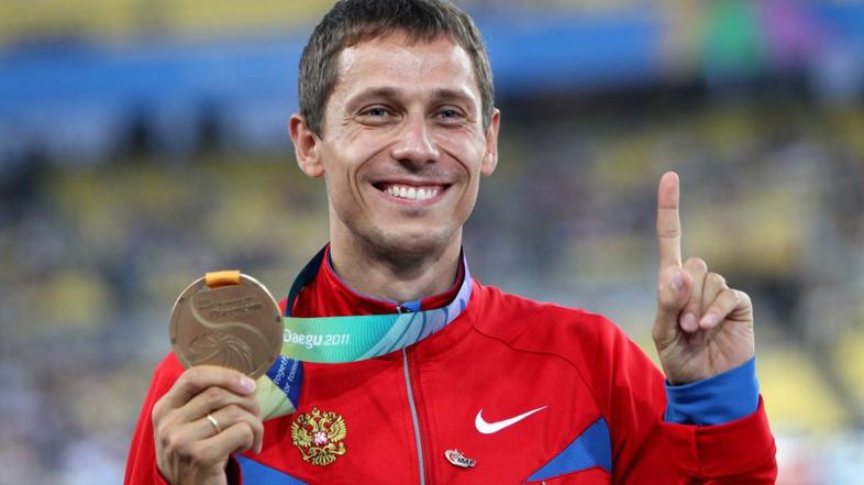 Jurij Borzakovskij na prvenstvu v Daeguju