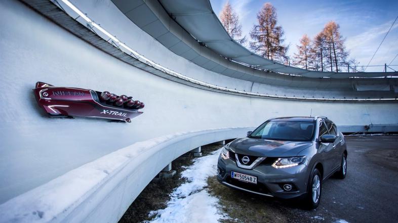 Nissan X-Trail bobsleigh