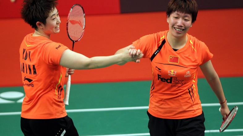 Yu Yang Wang Xiaoli badminton london 2012