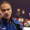 Francesco Guidolin na novinarski konferenci Udineseja pred tekmo z Atléticom Mad