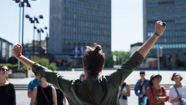 feministična tura po ljubljani