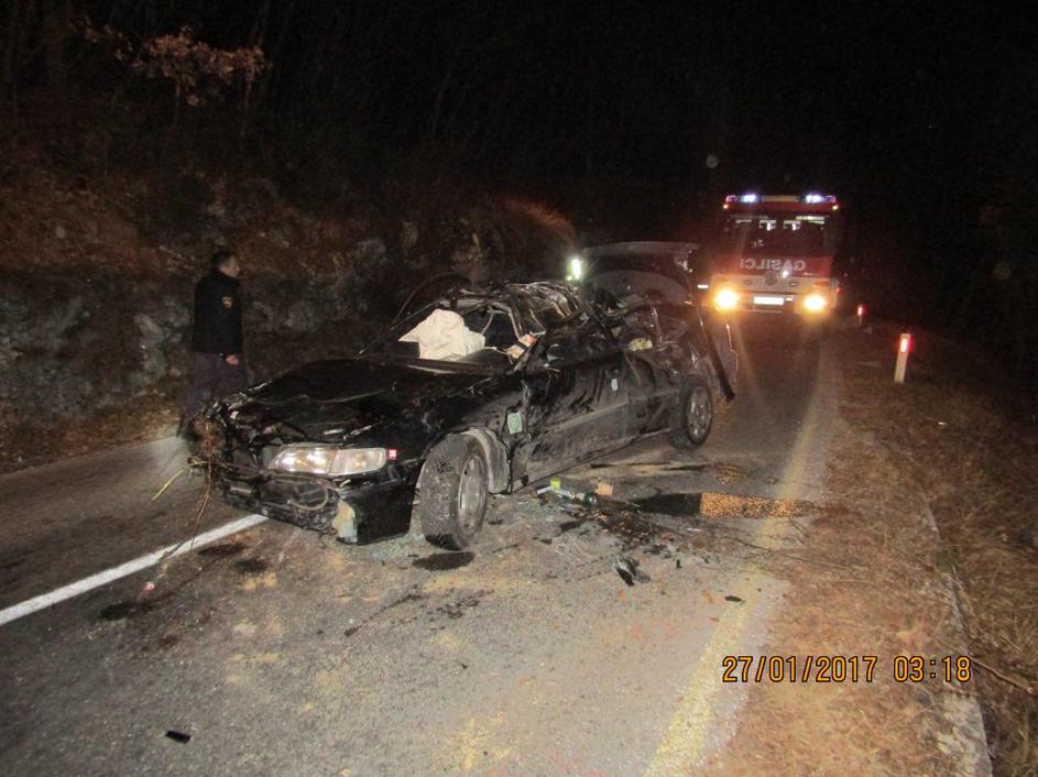 Prometna nesreča pri Solkanu