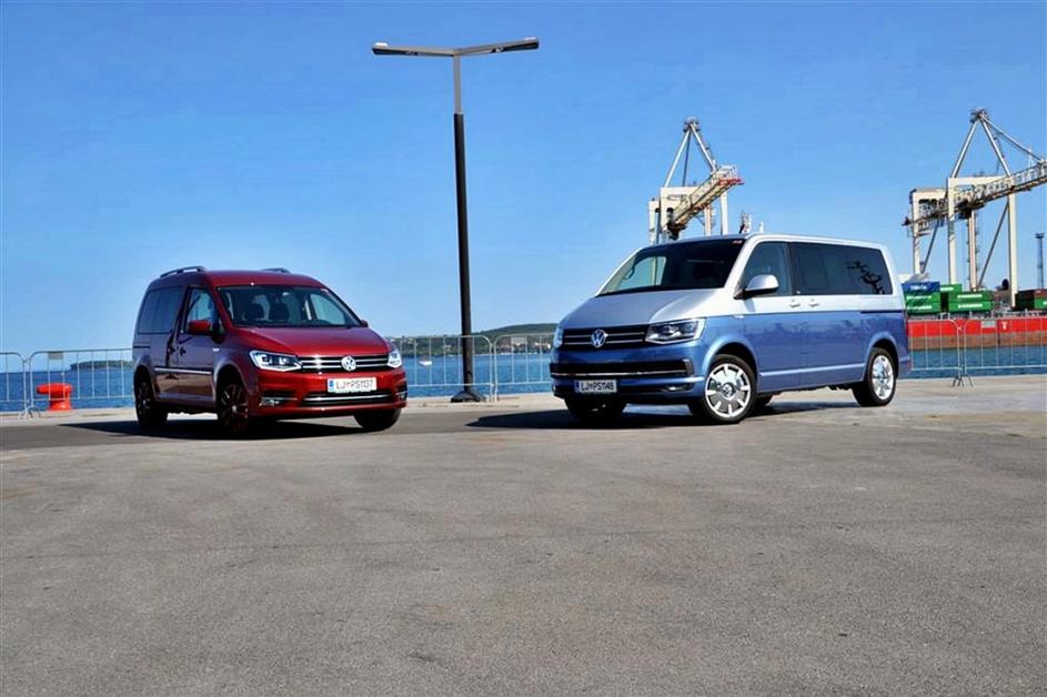 Volkswagen transporter in caddy