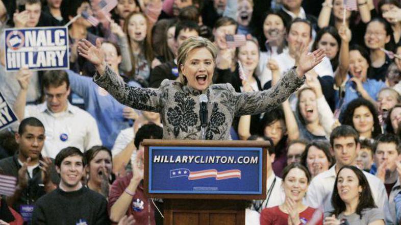 Hillary Clinton je po porazu v Iowi tokrat uspelo dobiti največ glasov.