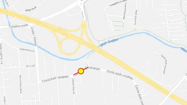 zapora Cesta dveh cesarjev