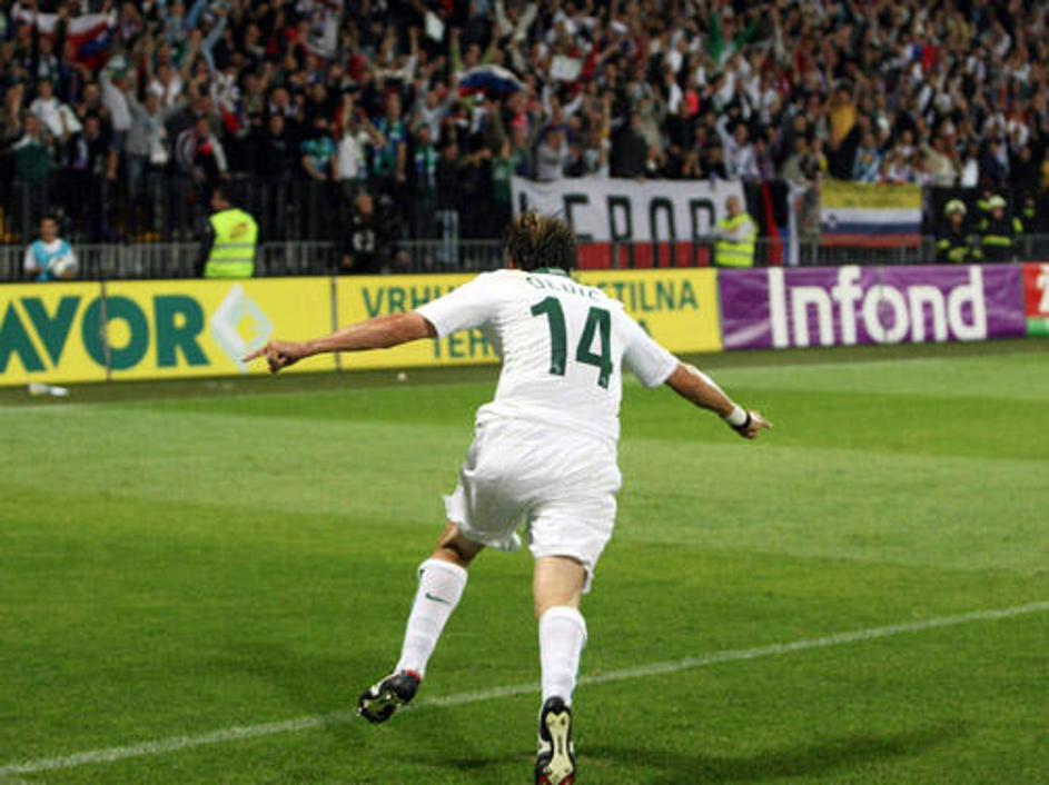 Junak Slovenije v kvalifikacijah za SP 2010 je konec tedna zbolel. (Foto: Reuter