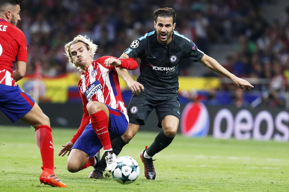 atletico madrid chelsea liga prvakov griezmann fabregas | Avtor: Epa