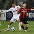 (AC Milan - Real Madrid) Cristiano Ronaldo in Ignazio Abate