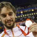 Pau Gasol je bil vesel srebrne olimpijske kolajne. Našemu poročevalcu iz Pekinga