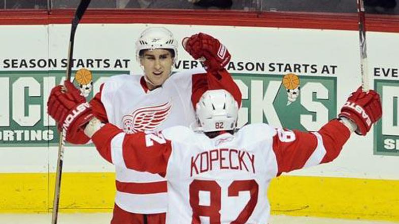 Detroit se je tudi po zaslugi gola Valtterija Filppule zavihtel na vrh lige NHL.