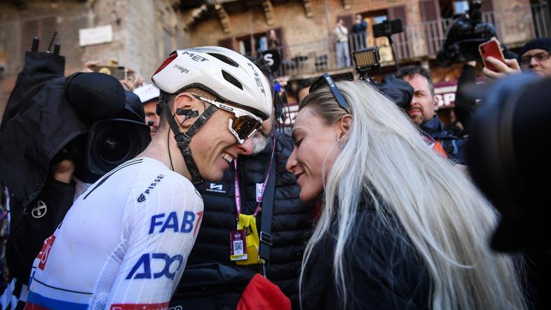 Tadej Pogačar in Urška Žigart