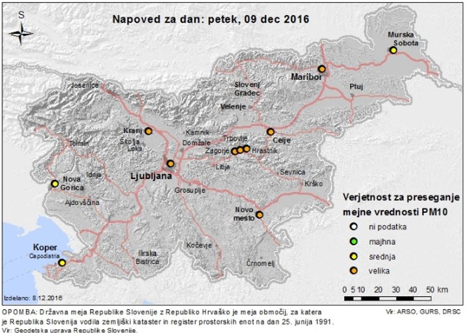 Napoved za petek | Avtor: Arso