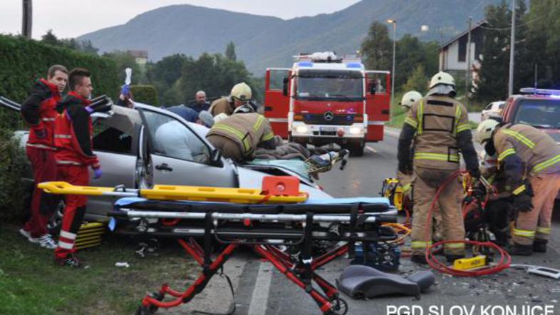 Čelno trčenje v Zečah 