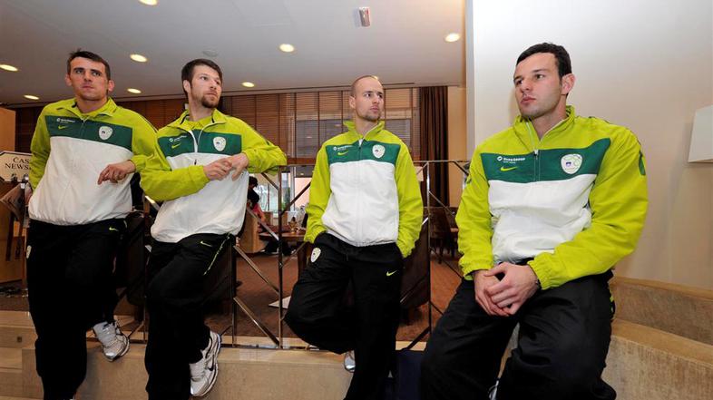 Slovenski reprezentanti so začeli akcijo svetovno prvenstvo. (Foto: Gregor Katič