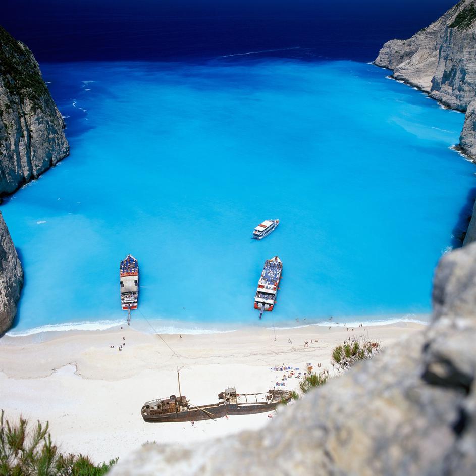 Navagio Beach, Zakynthos, Grčija