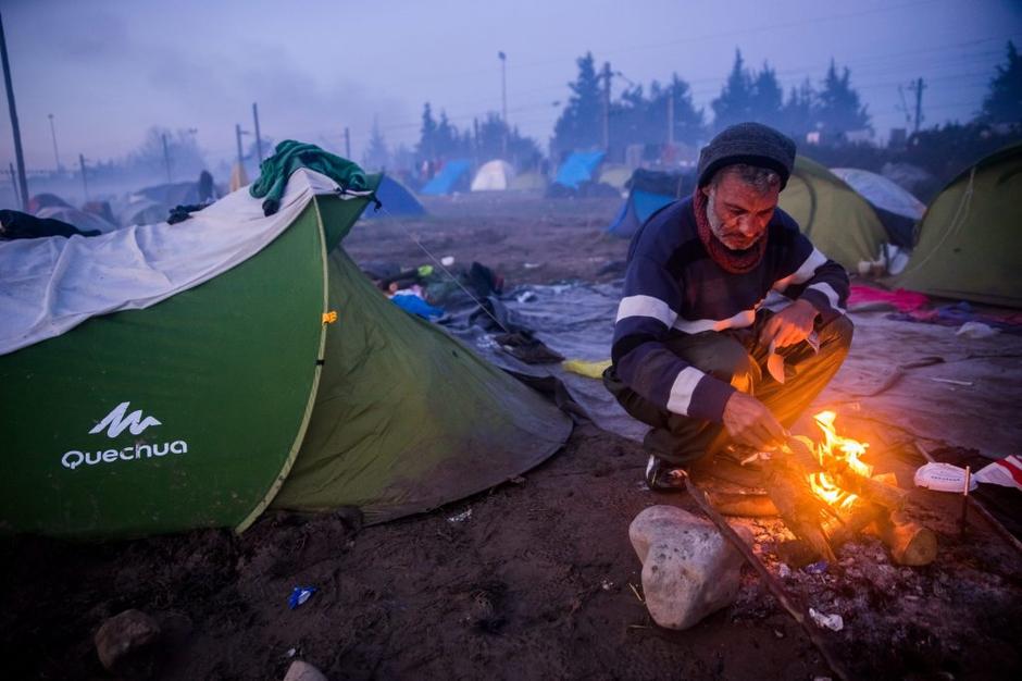 Begunci v Idomeni | Avtor: EPI