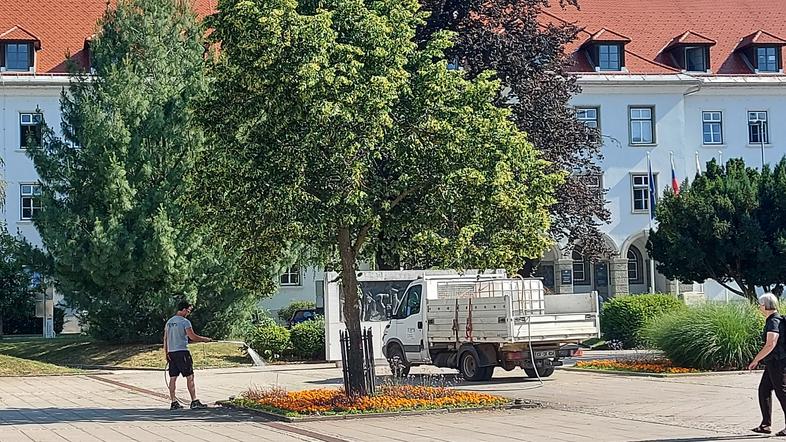 suša, zalivanje, Kranj