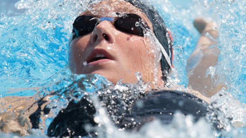 Anja Klinar ima za 400 mešano že izpolnjeno normo za London 2012. (Foto: STA)