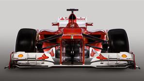 Ferrari F2012 novi dirkalnik bolid